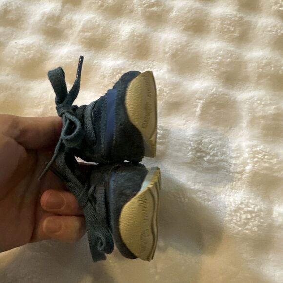 Kangaroos Baby Size 1.5 Shoes Sneakers Blue Laces Vintage Pocket Tennis Shoes - Picture 3 of 16